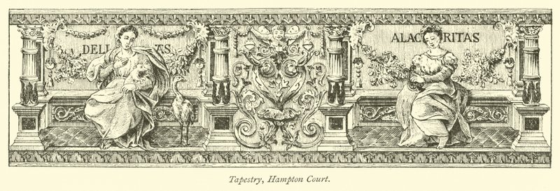 Goblen, Hampton Mahkemesi by English School