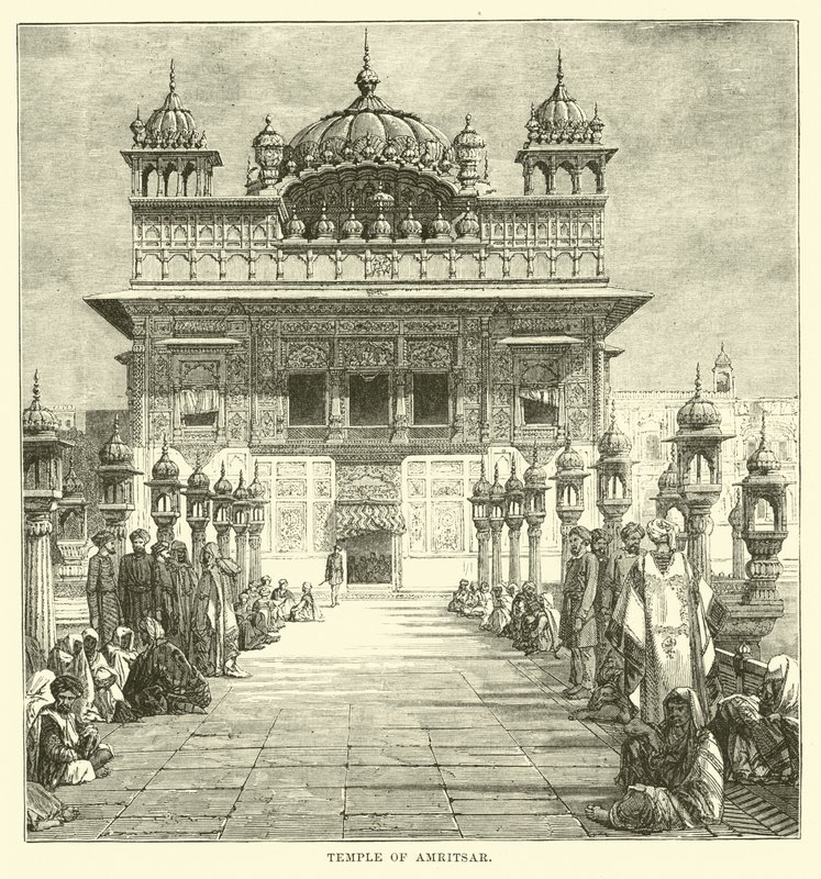 Amritsar Tapınağı by English School