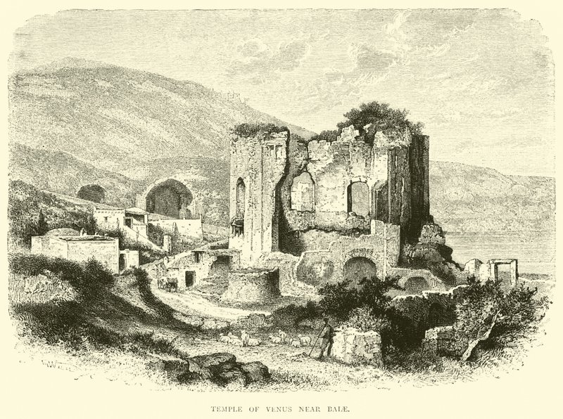 Baiae yakınlarındaki Venüs Tapınağı by English School
