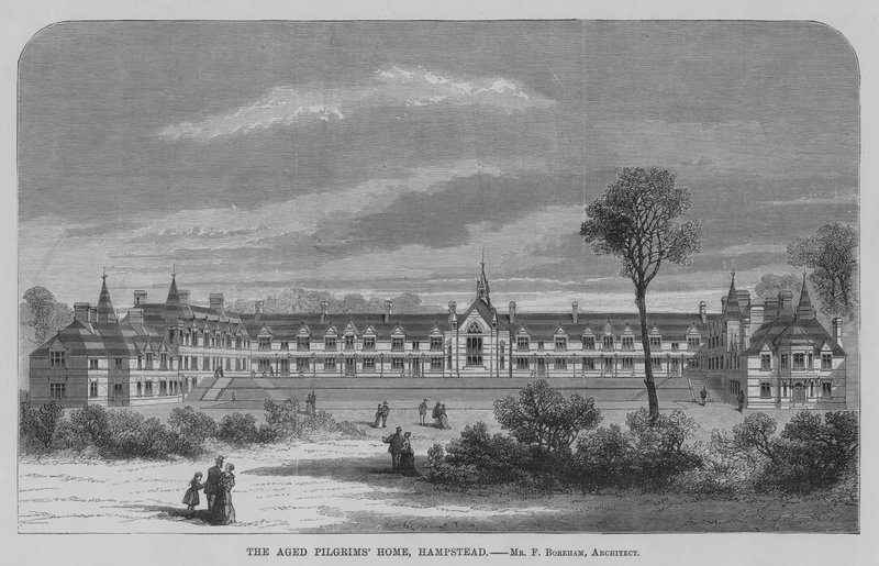 Yaşlı Hacıların Evi, Hampstead (gravür) by English School