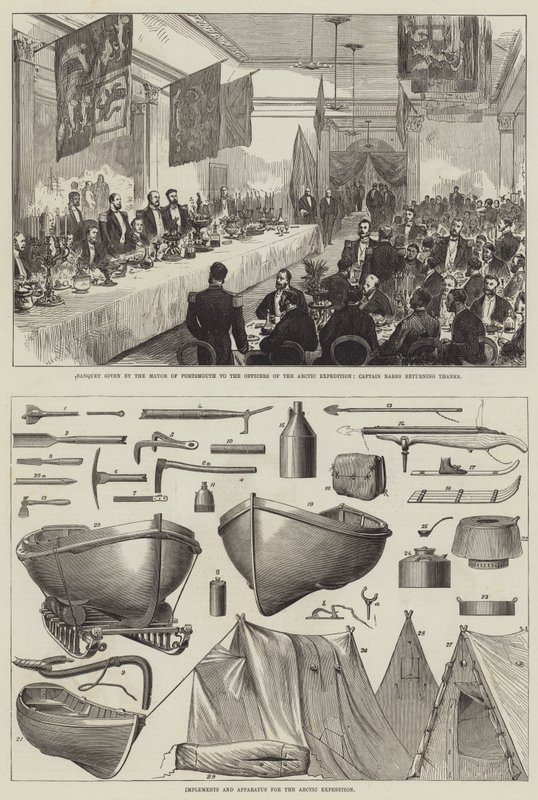Arktik Seferi (gravür) by English School