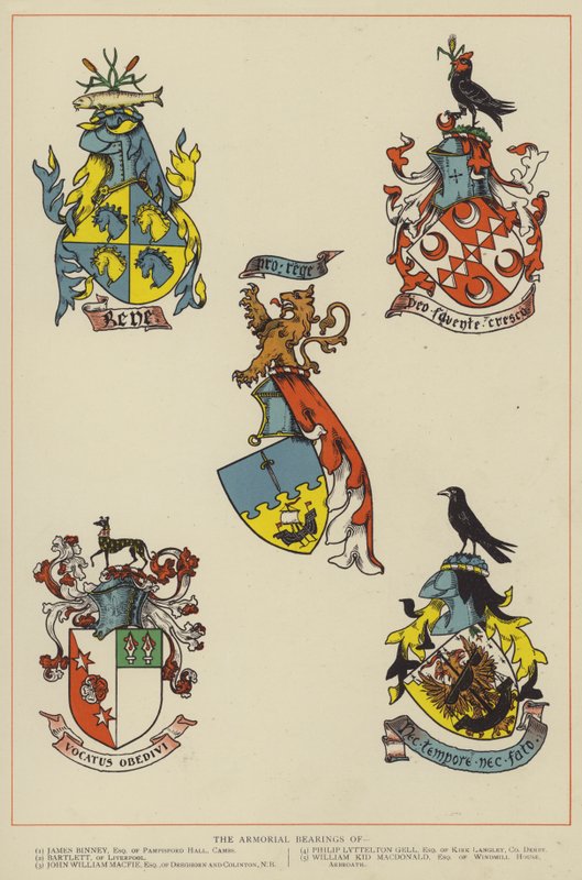 Armorial Rulmanlar (renkli taş) by English School