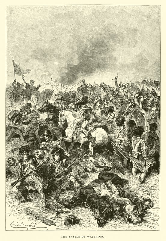 Waterloo Savaşı by English School