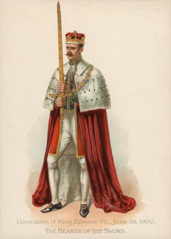 Kılıcın Sahibi (chromolitho) by English School
