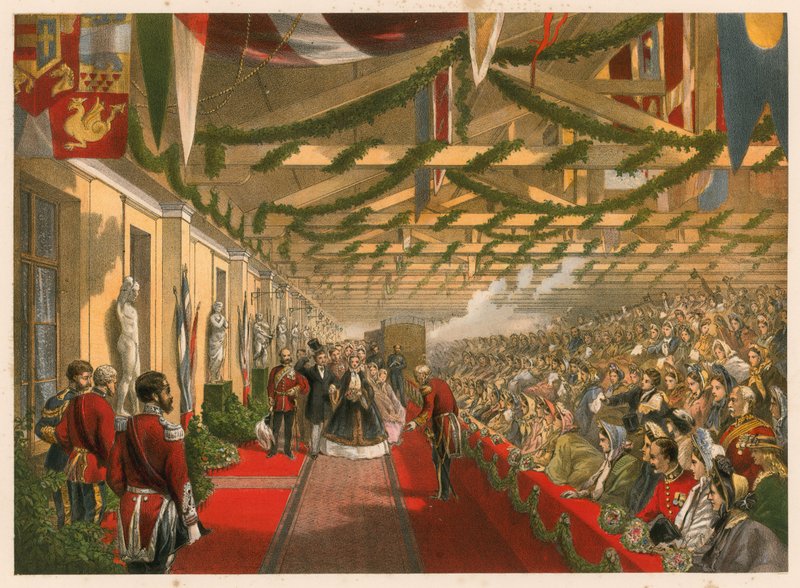 The Bricklayers Silah İstasyonu, 7 Mart 1863 by English School