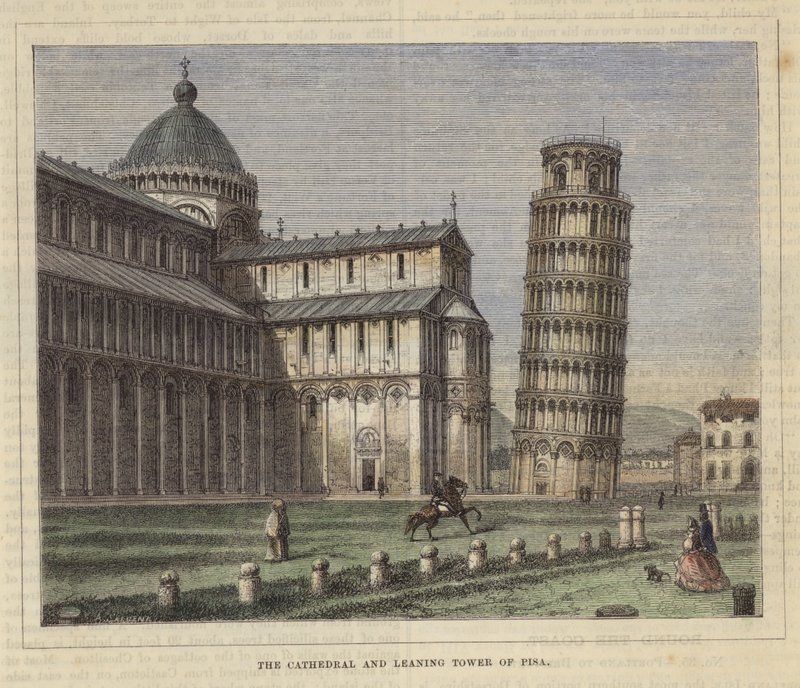 Pisa Katedrali ve Eğik Kule by English School