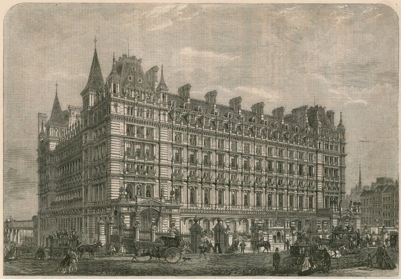 Charing-Cross Tren İstasyonu ve Otel by English School