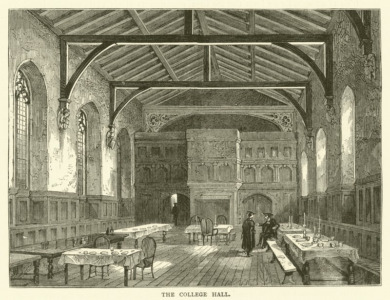 Kolej Salonu (gravür) by English School