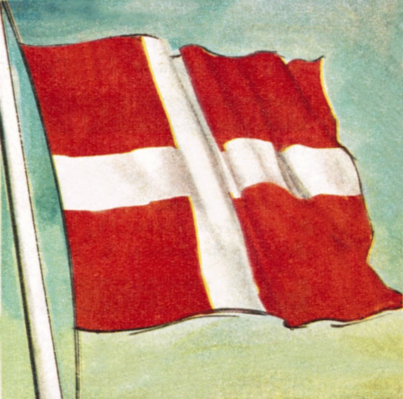Danimarka bayrağı by English School
