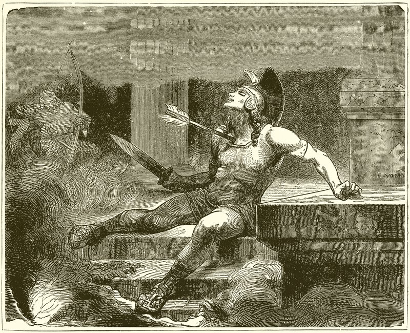 Alcibiades'in Ölümü by English School