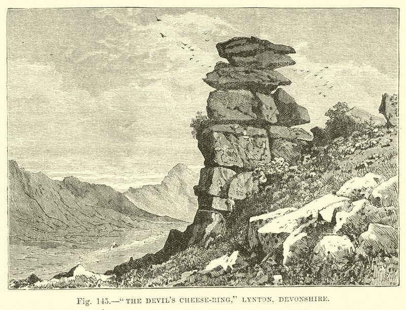 Şeytanlar Peynir Halkası, Lynton, Devonshire by English School