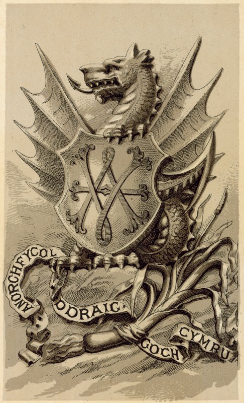Galler Amblemi (lito) by English School