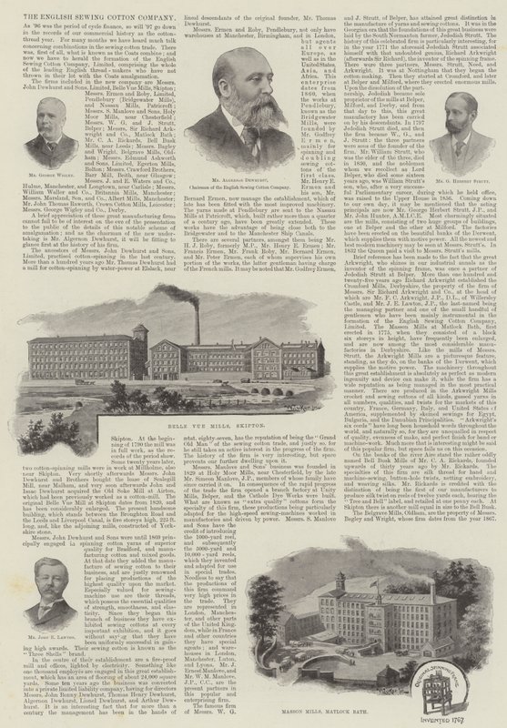 İngiliz Dikiş Pamuk Şirketi (gravür) by English School