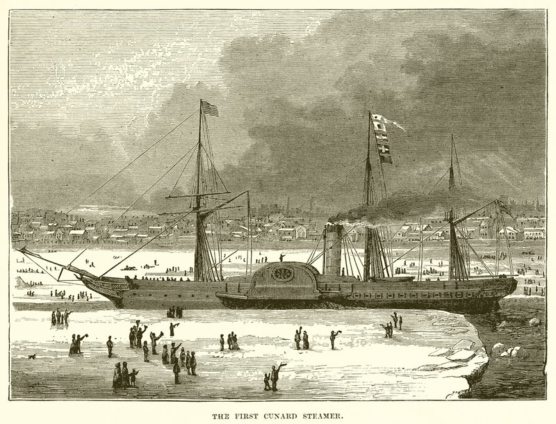 İlk Cunard Buharlı Pişirici by English School