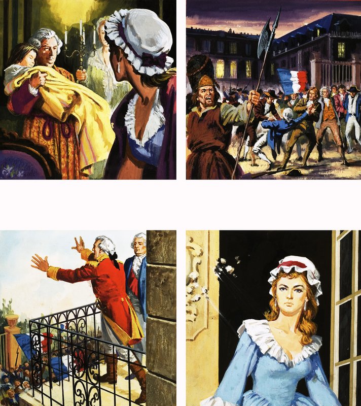 The French Revolution by English School
