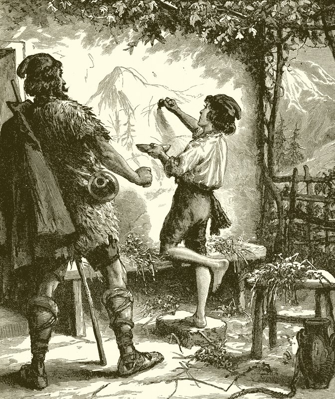 İyi Adam şaşkınlıkla baktı by English School