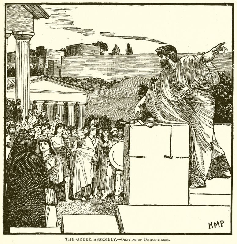 Yunan Meclisi.-- Demosthenes