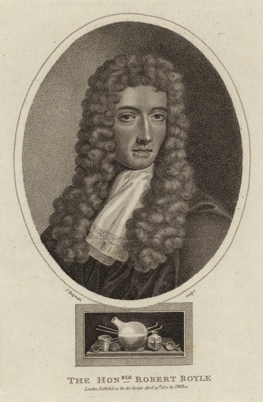 Saygıdeğer Robert Boyle (1627 - 1691) by English School