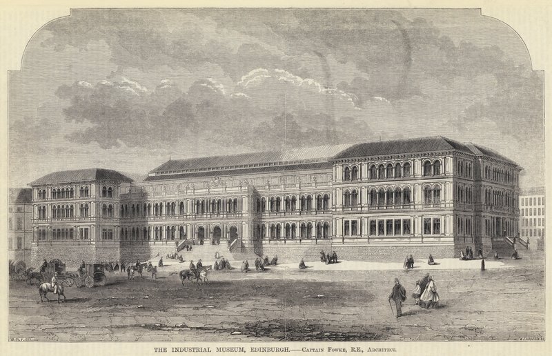 Endüstri Müzesi, Edinburgh (gravür) by English School