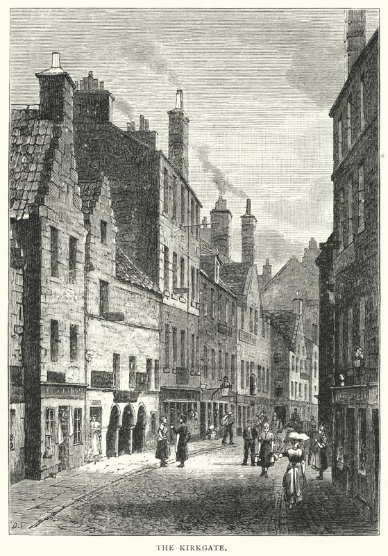 Kirkgate (gravür) by English School