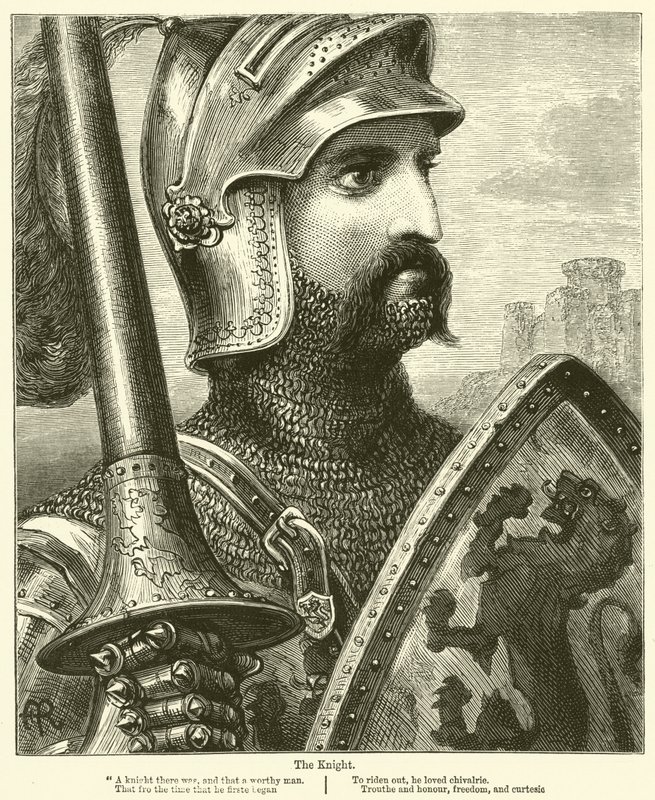 Şövalye (gravür) by English School