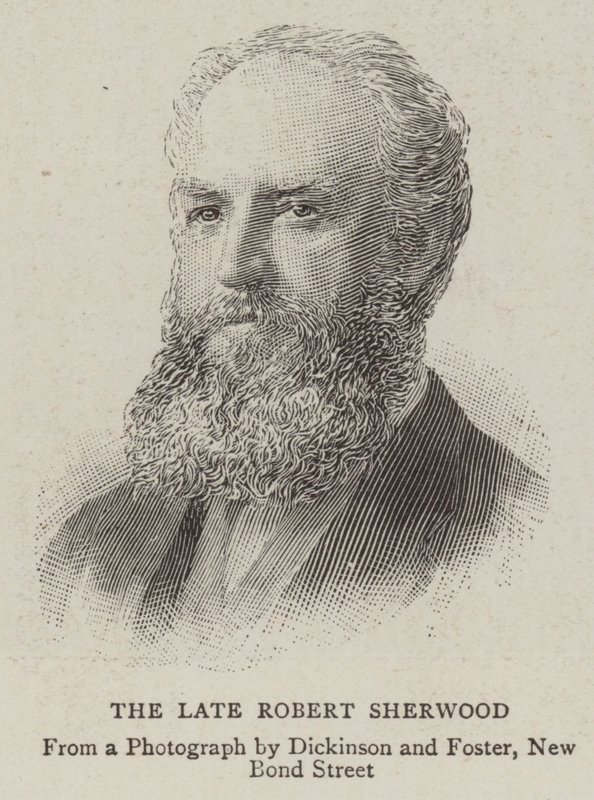 Geç Robert Sherwood (gravür) by English School