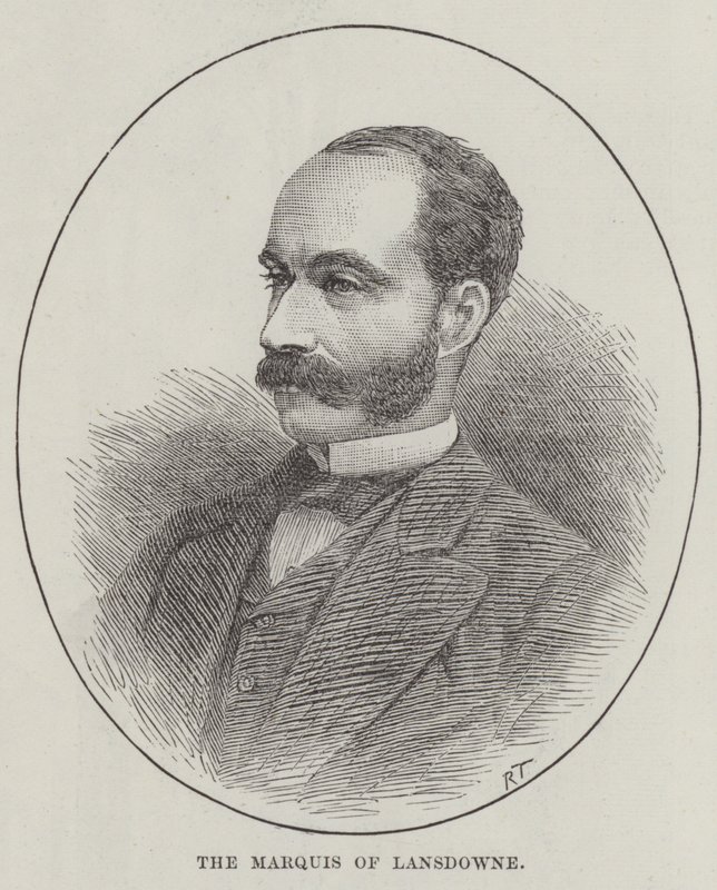 Lansdowne Markisi (gravür) by English School