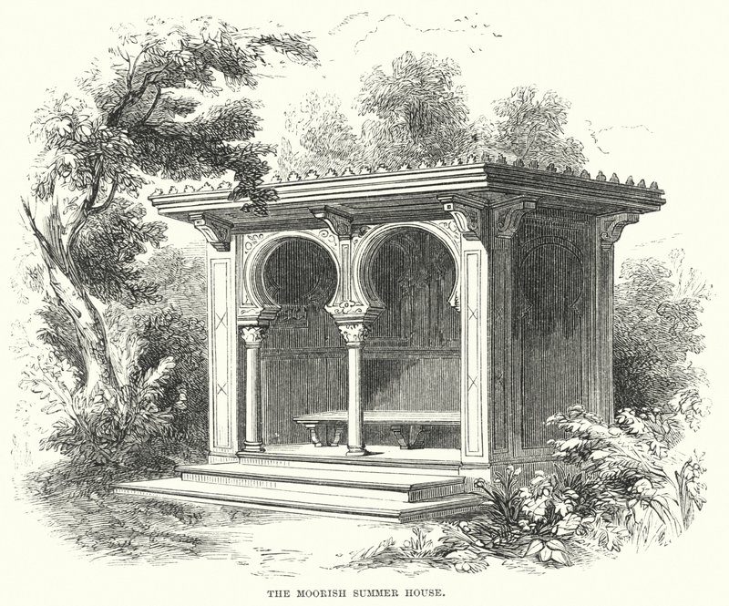 Mağribi Yazlık Evi (gravür) by English School