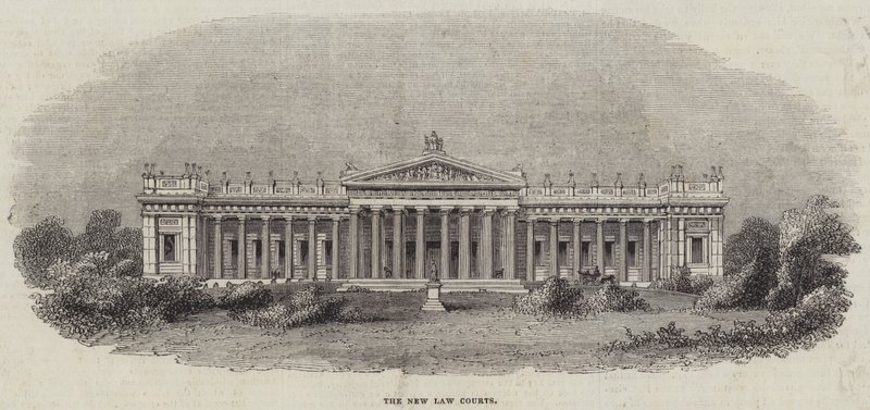 Yeni Hukuk Mahkemeleri (gravür) by English School