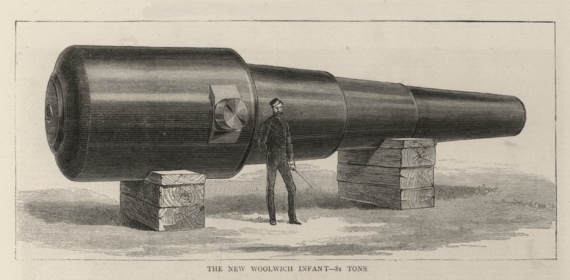 Yeni Woolwich Bebek, 81 Ton (gravür) by English School