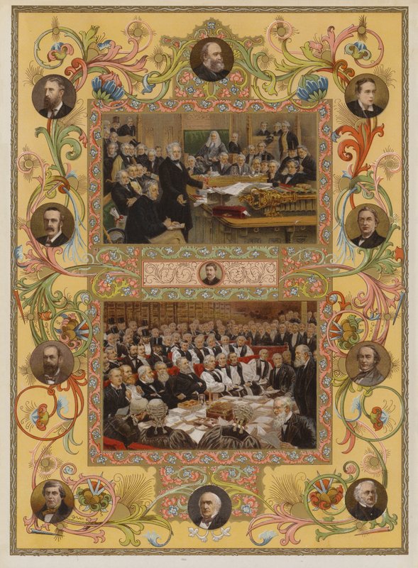 Kraliçe'nin Jübilesi (kromolitho) by English School
