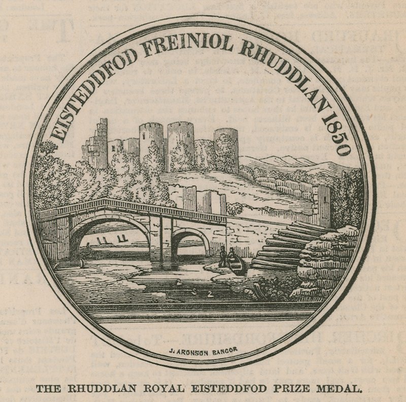 Rhuddlan Kraliyet Eisteddfod Ödülü Madalyası by English School