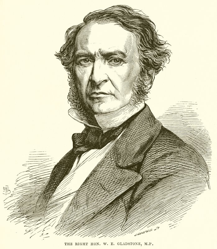 Doğru Hz. W.E. Gladstone, M.P. by English School