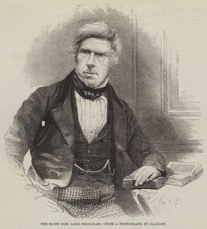 Çok Sayın Lord Brougham (gravür) by English School