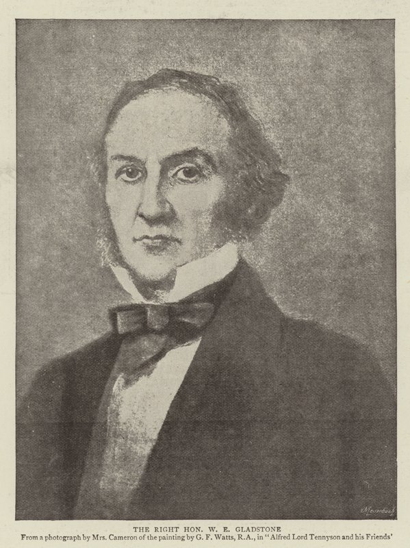 Çok Saygıdeğer WE Gladstone (lito) by English School