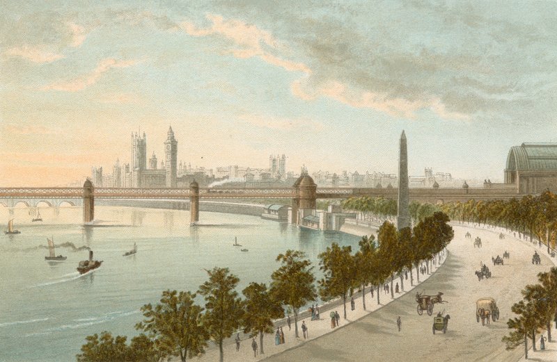 Thames Dolgusu görünümlü Batı by English School