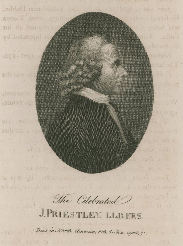 Ünlü Joseph Priestley by English School