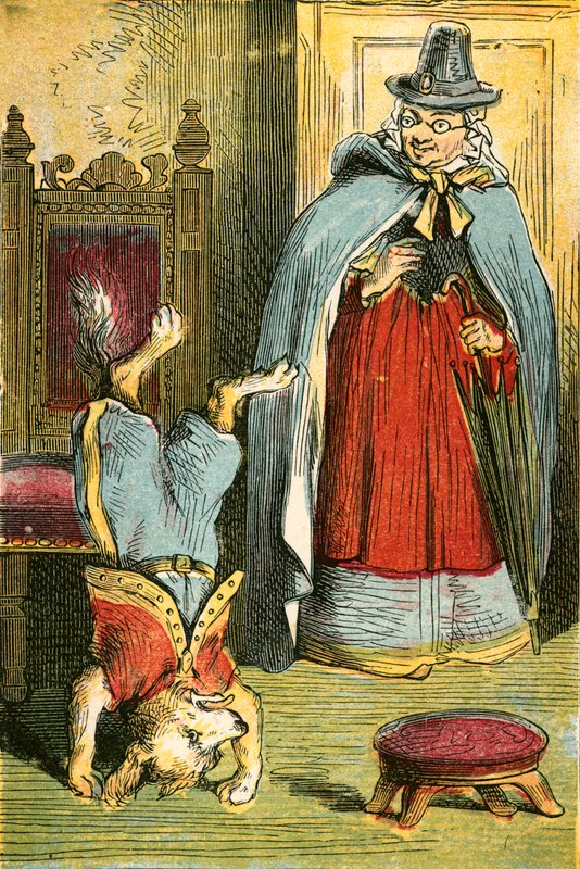 Başının üzerinde duran köpek by English School