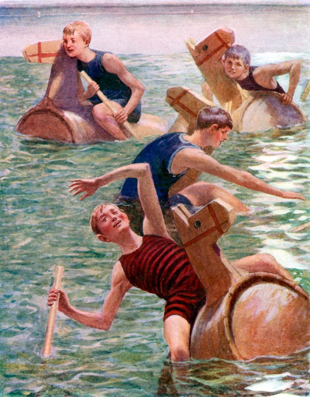 Hobi at yarışı (renkli lito) by English School