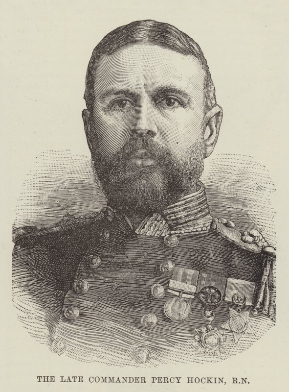 Merhum Komutan Percy Hockin, RN (gravür) by English School