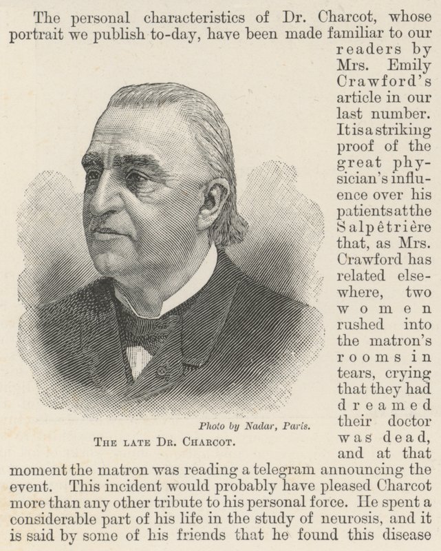 Merhum Dr Charcot (gravür) by English School