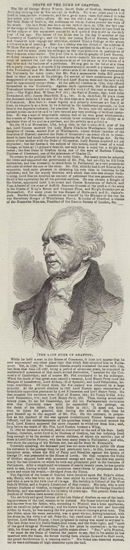 Geç Grafton Dükü (gravür) by English School