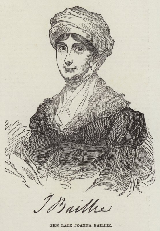 Geç Joanna Baillie (gravür) by English School