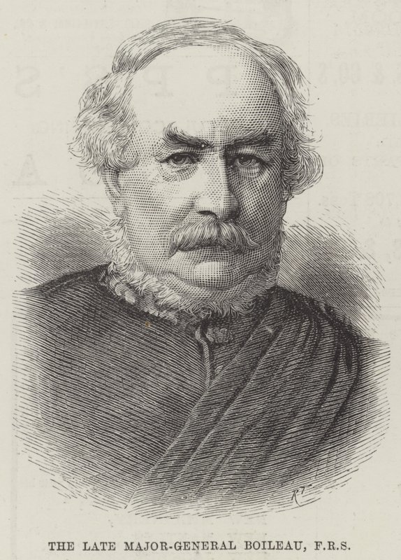 Geç Tümgeneral Boileau, FRS (gravür) by English School