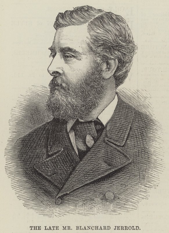 Merhum Bay Blanchard Jerrold (gravür) by English School