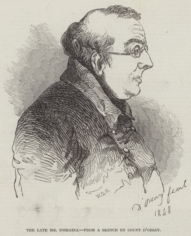 Merhum Bay Disraeli (gravür) by English School