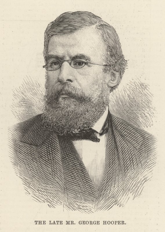Merhum Bay George Hooper (gravür) by English School