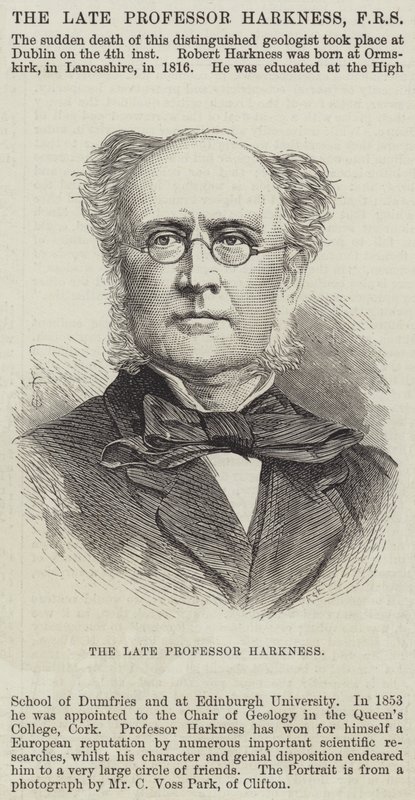 Rahmetli Profesör Harkness (gravür) by English School