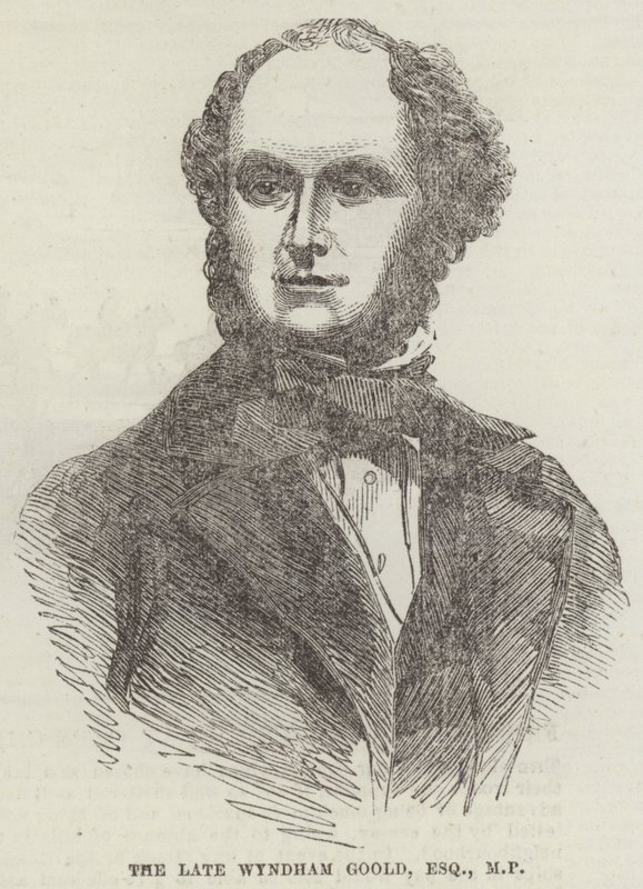 Rahmetli Wyndham Goold, Esquire, MP (gravür) by English School