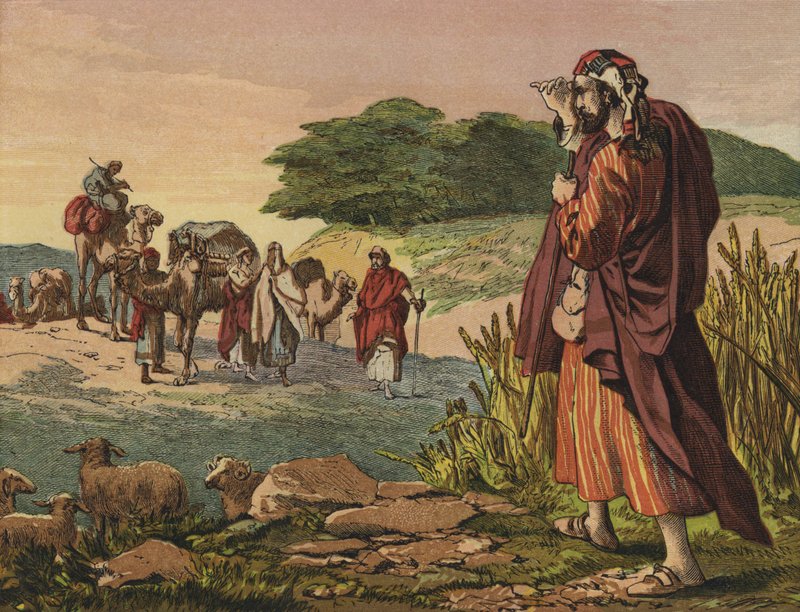 Isaac ve Rebecca'nın buluşması by English School